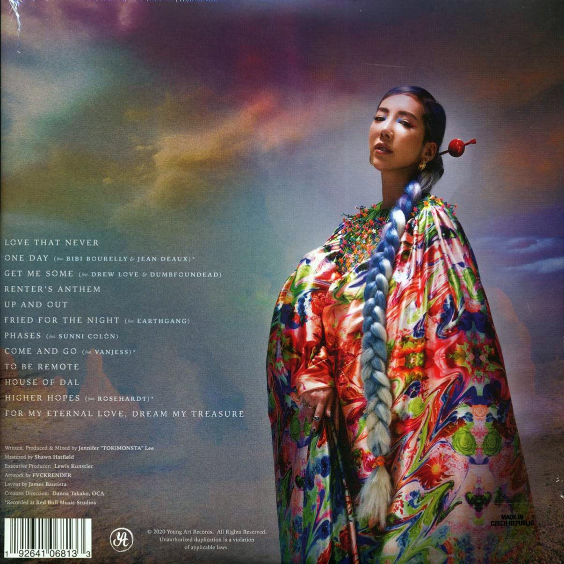 Tokimonsta - Oasis Nocturno (ltd. ed.) (2xLP) (green vinyl) vinyl LP back cover