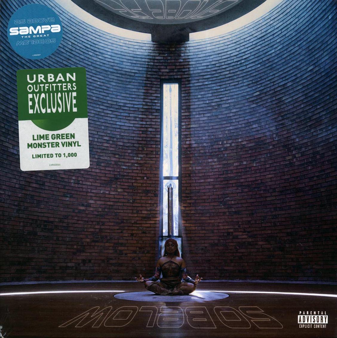 Sampa The Great - As Above So Below (ltd. ed.) (lime green vinyl) vinyl LP front cover