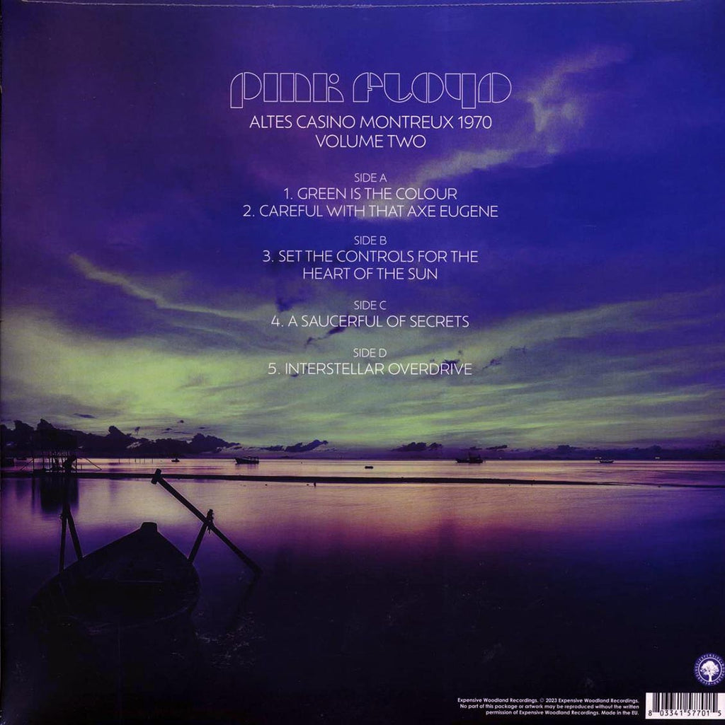 Pink Floyd - Altes Casino Montreux 1970 Volume 2 (ltd. ed.) (2xLP) (grey vinyl) vinyl LP back cover