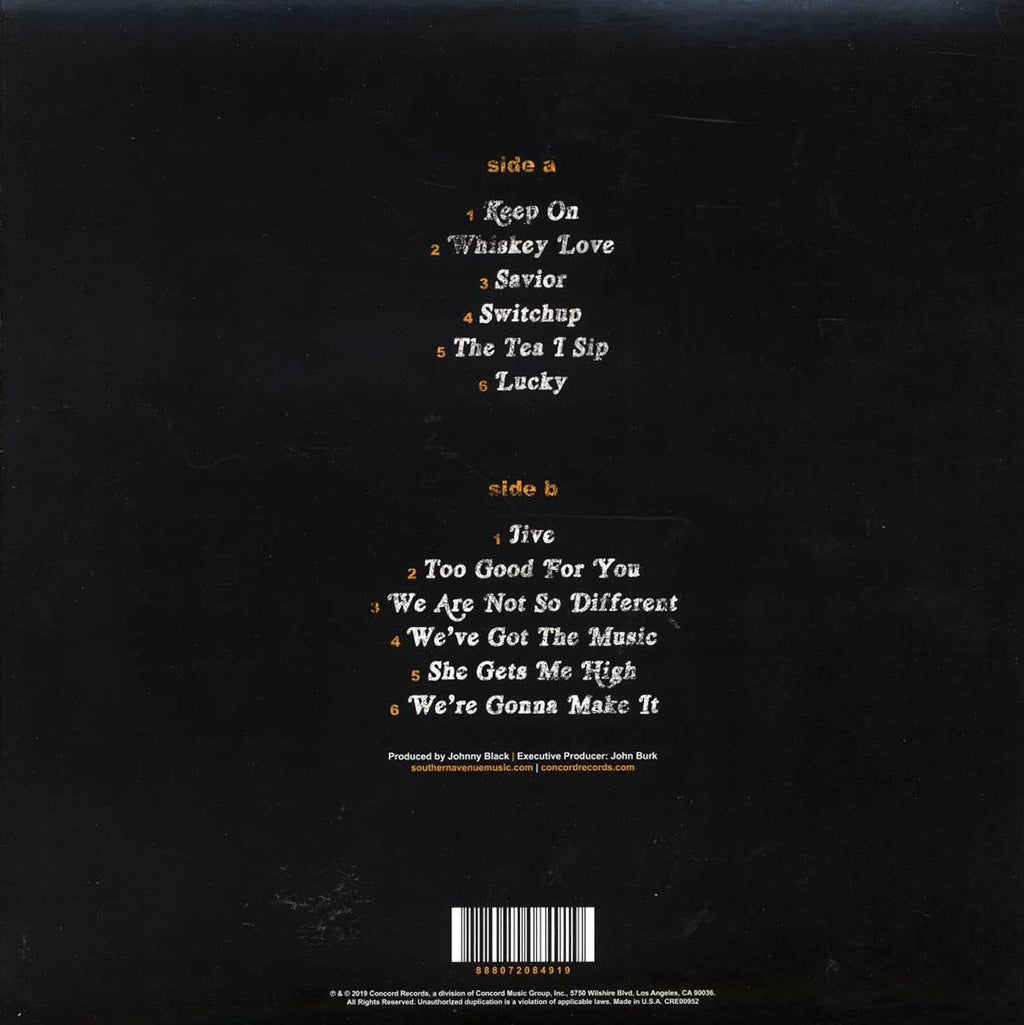 Southern Avenue - Keep On vinyl LP back cover