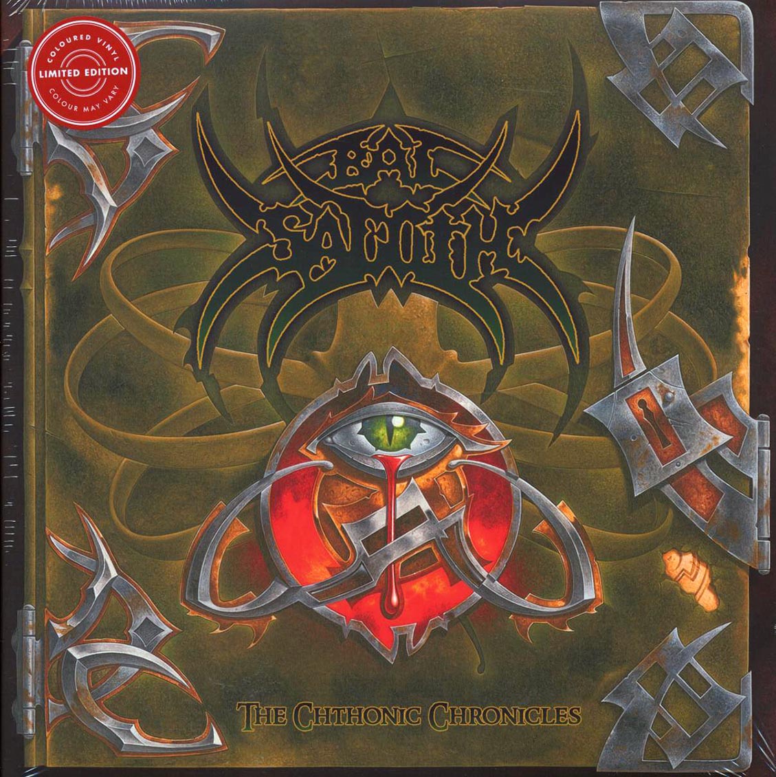 Bal-Sagoth - The Chthonic Chronicles (ltd. ed.) (2xLP) (clear/green splatter vinyl) vinyl LP front cover