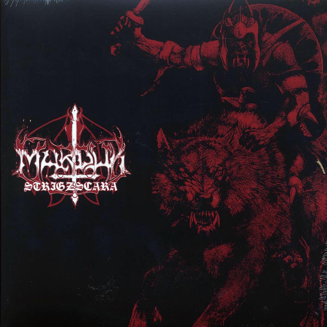 Marduk - Strigzscara (Warwolf) vinyl LP front cover