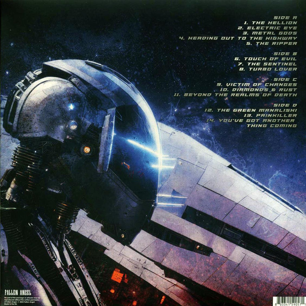 Judas Priest - Swedish Rock Festival: Norje Havsbad, Solvesborg, Sweden, June 10, 2004 (ltd. ed.) (2xLP) (clear vinyl) vinyl LP back cover