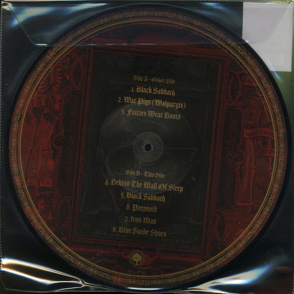 Black Sabbath - On Air 1970: BBC Sunday Show, April 26th 1970 (ltd. ed.) (picture disc) vinyl LP back cover
