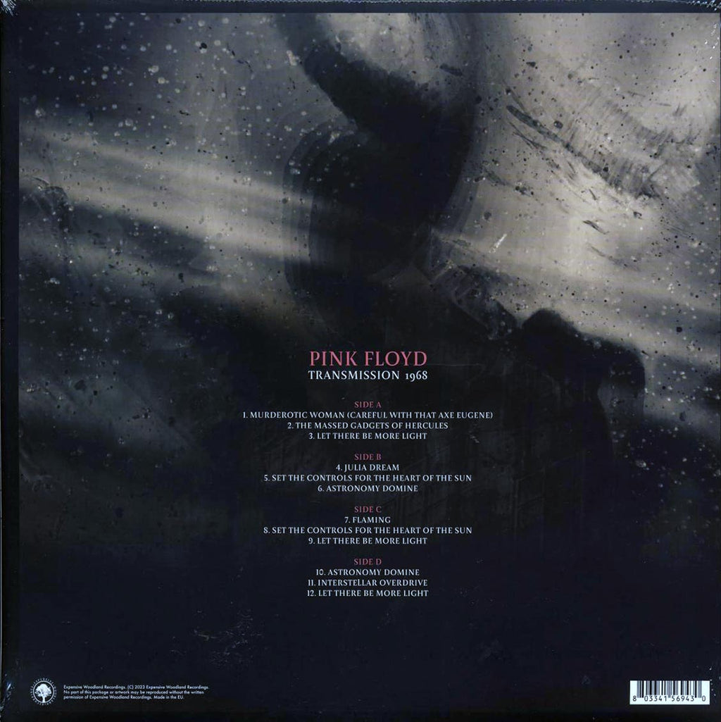 Pink Floyd - Transmission 1968: BBC/ John Peel (2xLP) vinyl LP back cover