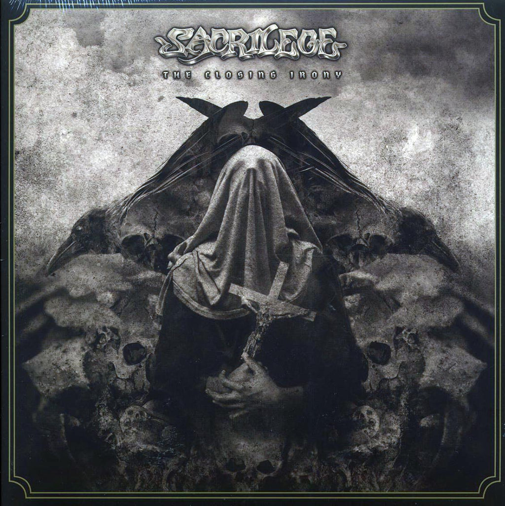 Sacrilege - The Closing Irony (ltd. ed.) (red/black splatter vinyl) vinyl LP front cover