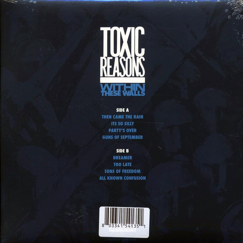 Toxic Reasons - Within These Walls (ltd. ed.) (blue vinyl) vinyl LP back cover