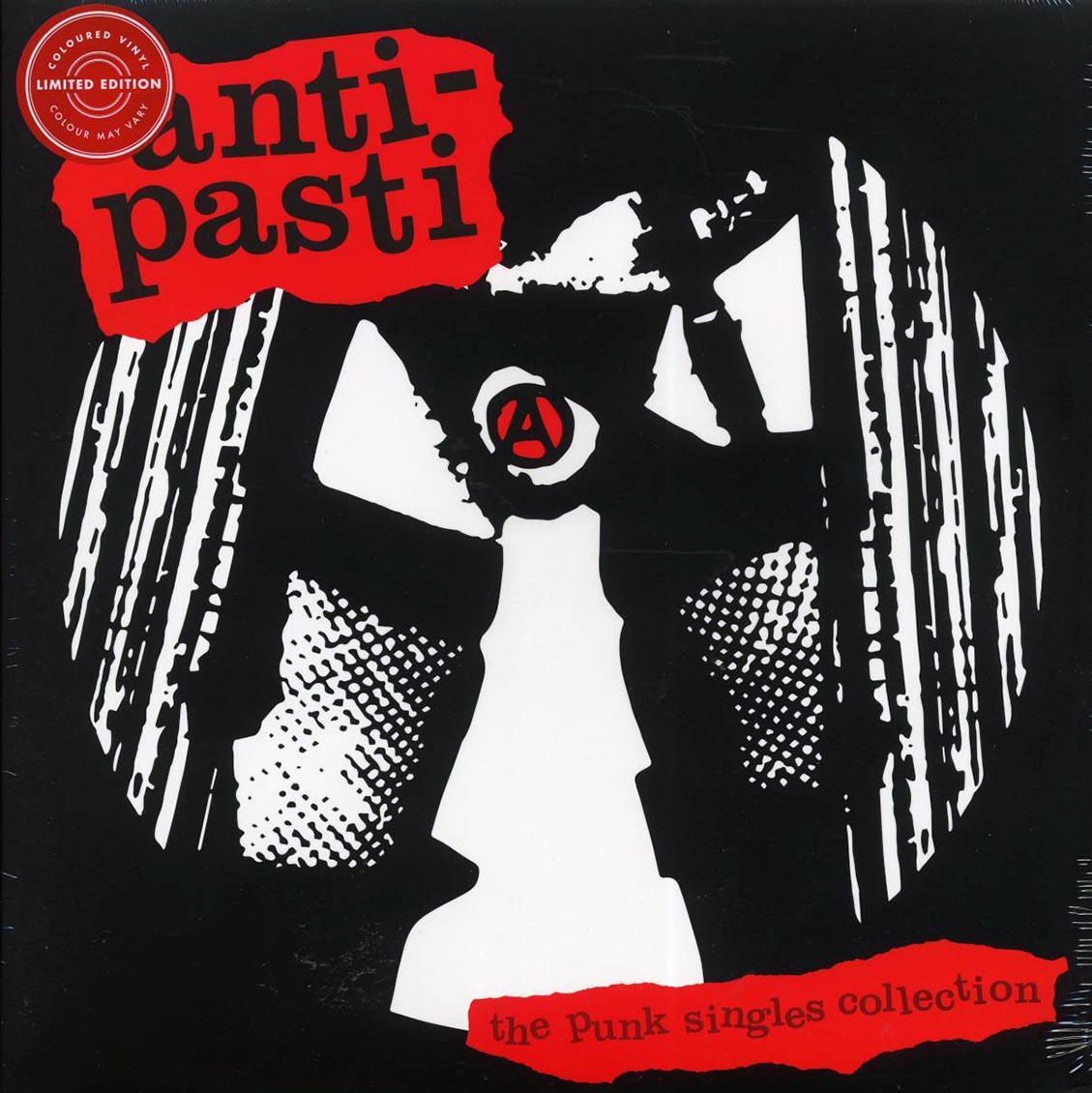 Anti-Pasti - The Punk Singles Collection (ltd. ed.) (red vinyl) vinyl LP front cover
