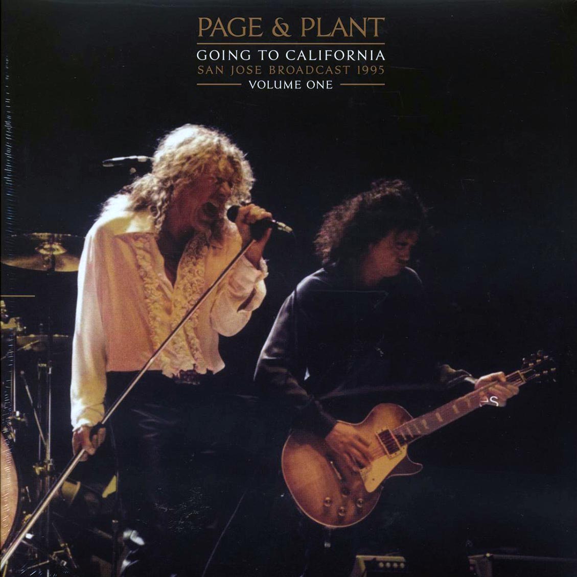 Jimmy Page, Robert Plant - Page & Plant Going To California Volume 1: San Jose Broadcast 1995 (ltd. ed.) (2xLP) (red vinyl) vinyl LP front cover