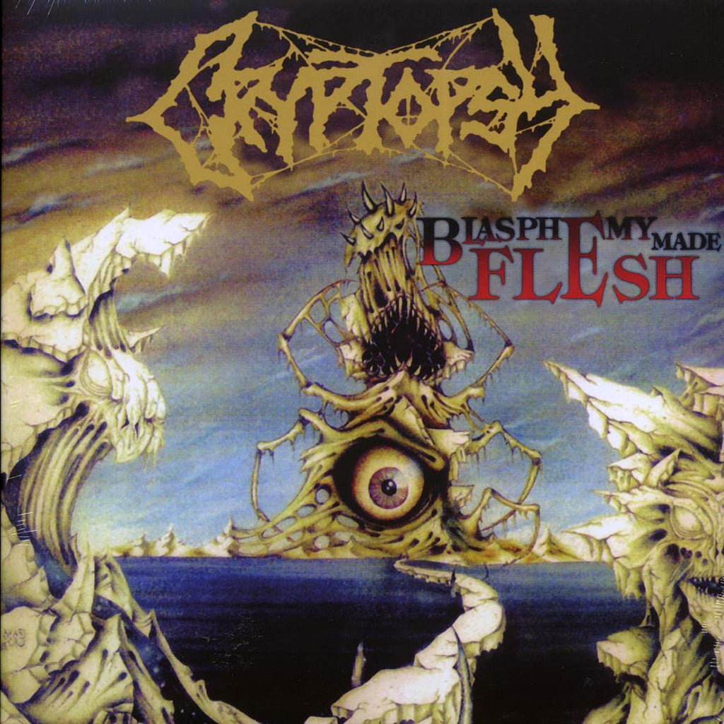 Cryptopsy - Blasphemy Made Flesh (ltd. ed.) (clear vinyl) vinyl LP front cover