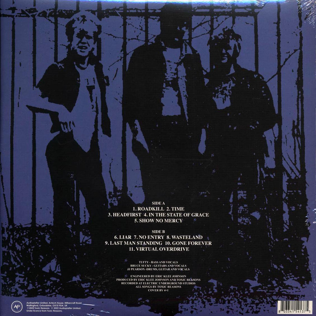 Toxic Reasons - In The House Of God (ltd. ed.) (white vinyl) vinyl LP back cover