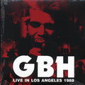 GBH - Live In Los Angeles 1988 (ltd. ed.) (2xLP) (red vinyl) vinyl LP front cover