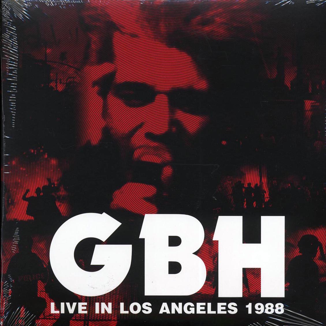 GBH - Live In Los Angeles 1988 (ltd. ed.) (2xLP) (red vinyl) vinyl LP front cover