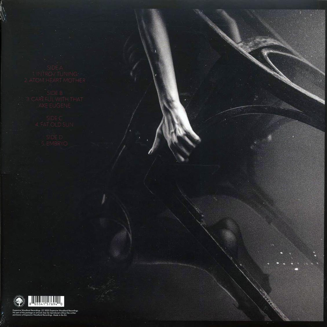 Pink Floyd - Italy Live 1971 Volume 1 (2xLP) vinyl LP back cover