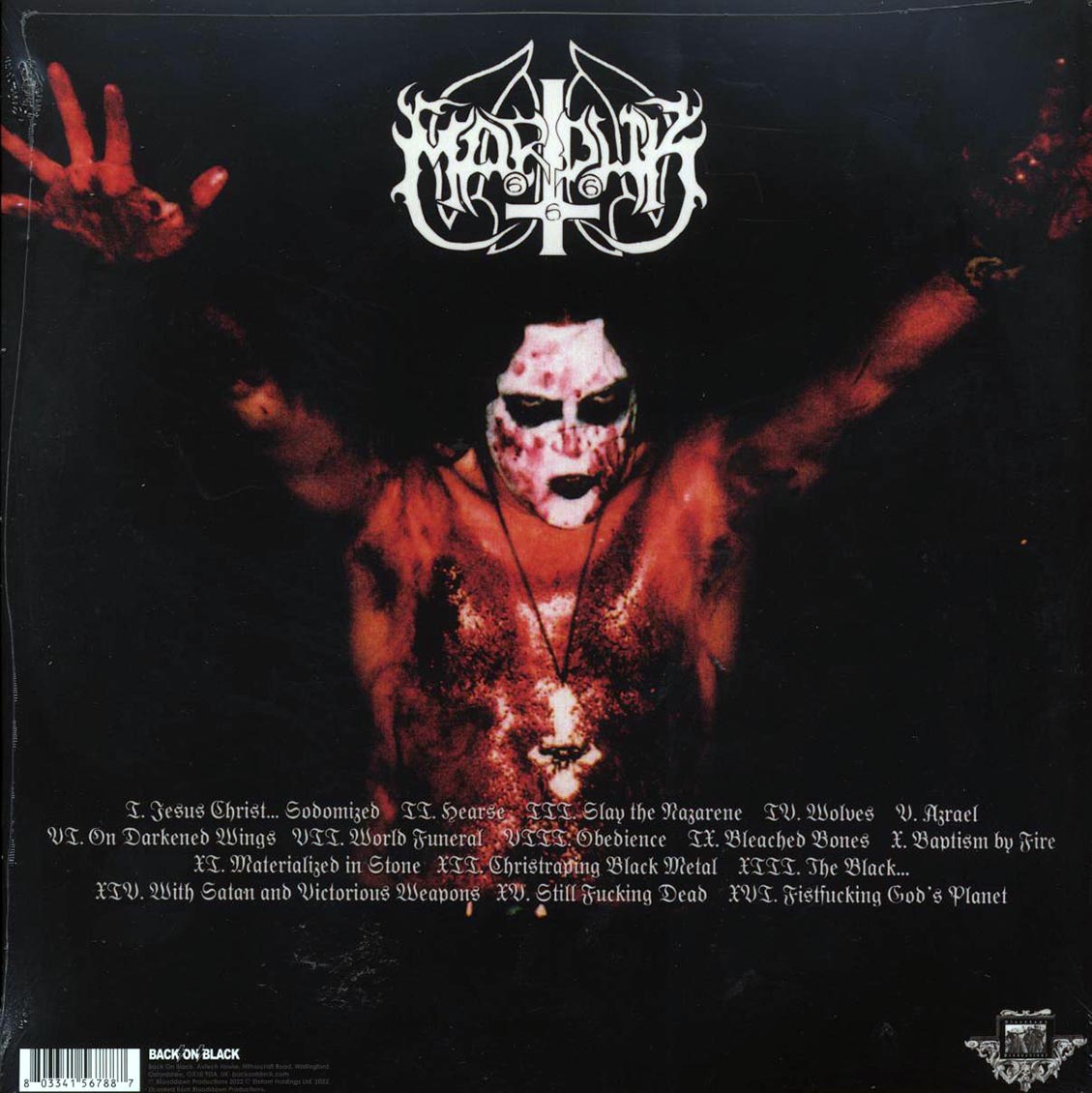 Marduk - World Funeral: Jaws Of Hell Mmiii (2xLP) vinyl LP back cover