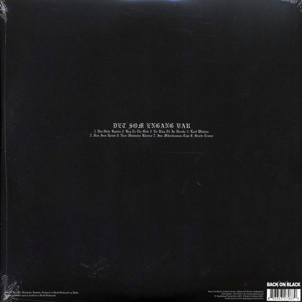 Burzum - Det Som Engang Var (ltd. ed.) (picture disc) vinyl LP back cover