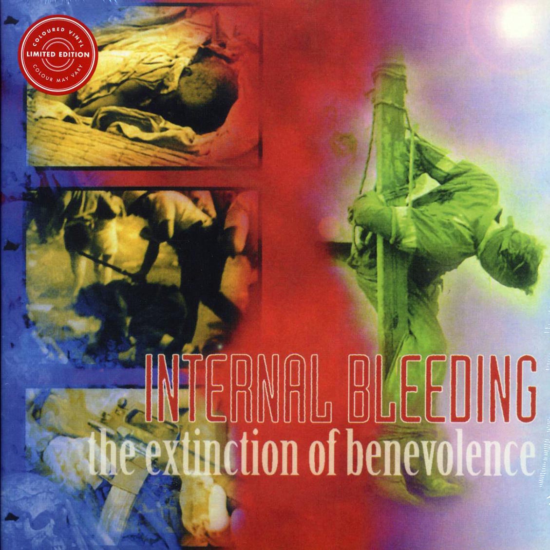 Internal Bleeding - The Extinction Of Benevolence (ltd. ed.) (2xLP) (white vinyl) vinyl LP front cover
