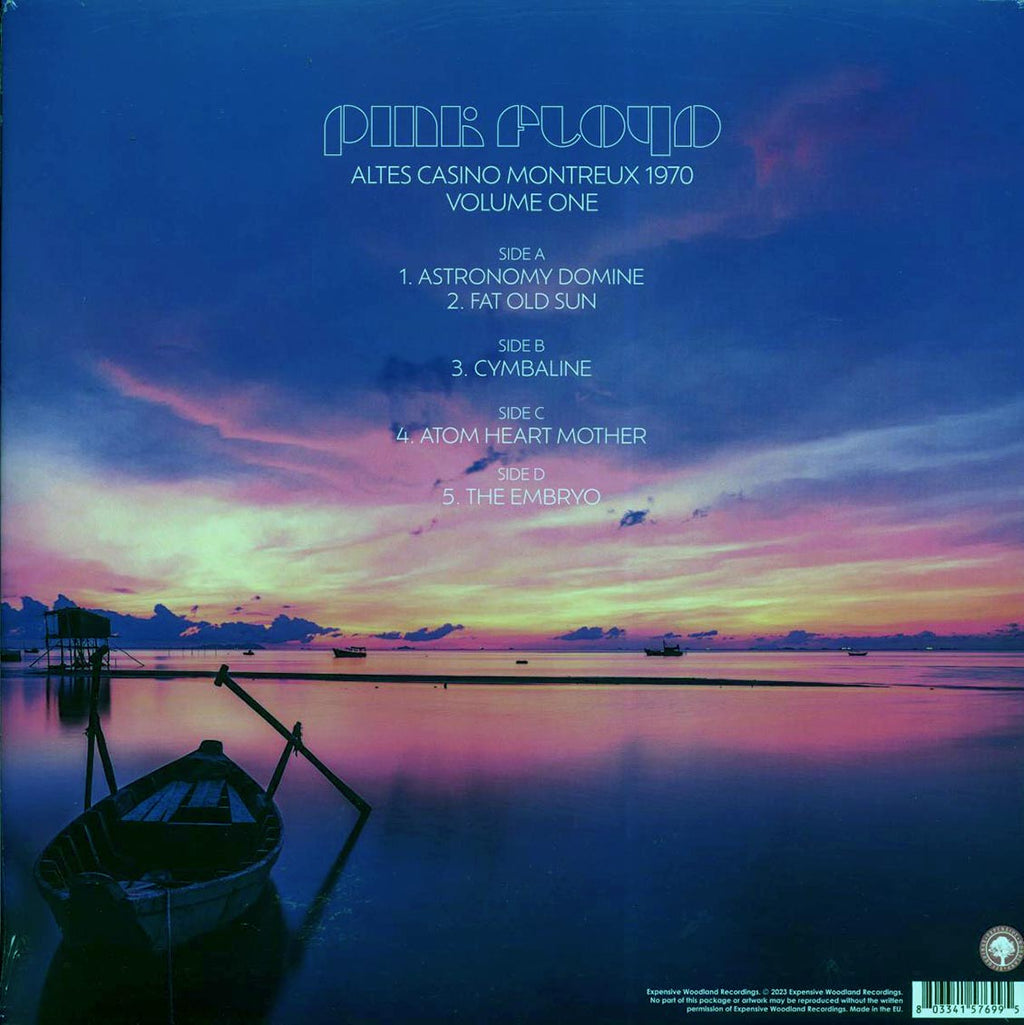 Pink Floyd - Altes Casino Montreux 1970 Volume 1 (ltd. ed.) (2xLP) (clear vinyl) vinyl LP back cover