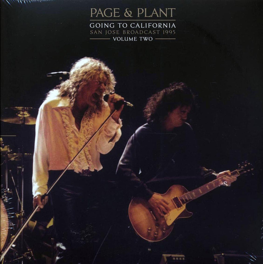 Jimmy Page, Robert Plant - Page & Plant Going To California Volume 2: San Jose Broadcast 1995 (ltd. ed.) (2xLP) (red vinyl) vinyl LP front cover