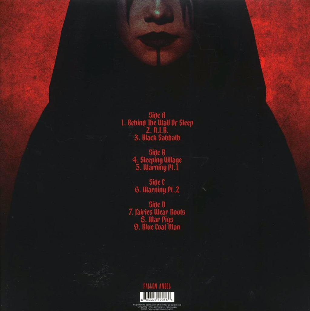 Black Sabbath - Lausanne 1970 (ltd. ed.) (2xLP) (red vinyl) vinyl LP back cover