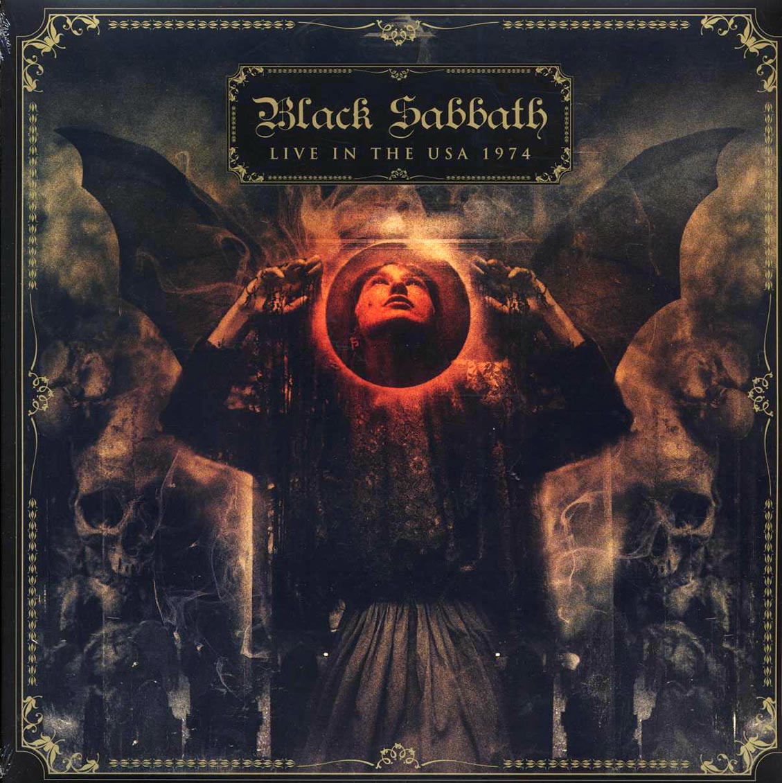 Black Sabbath - Live In The USA 1974 (ltd. ed.) (2xLP) (red vinyl) vinyl LP front cover