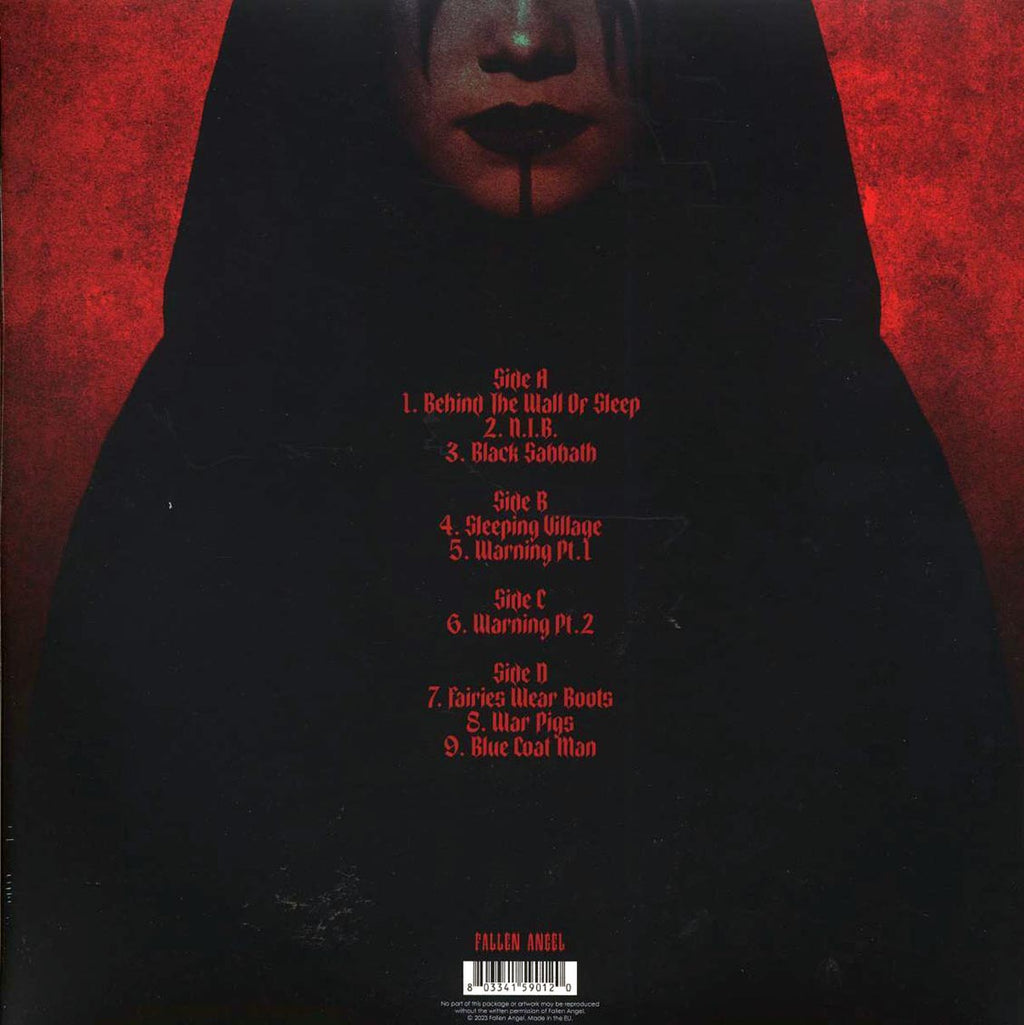 Black Sabbath - Lausanne 1970 (2xLP) vinyl LP back cover