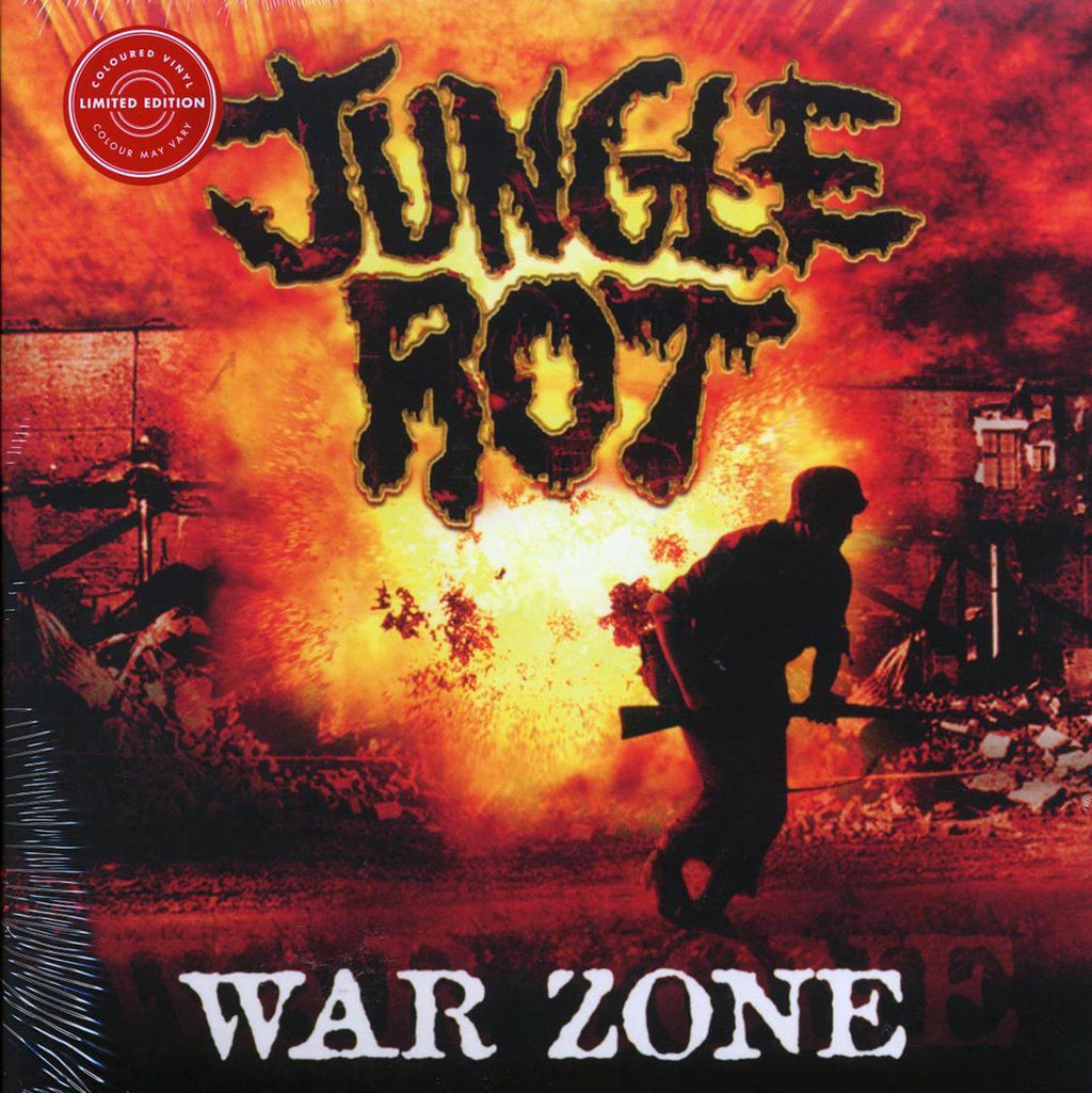 Jungle Rot - War Zone (ltd. ed.) (red vinyl) vinyl LP front cover