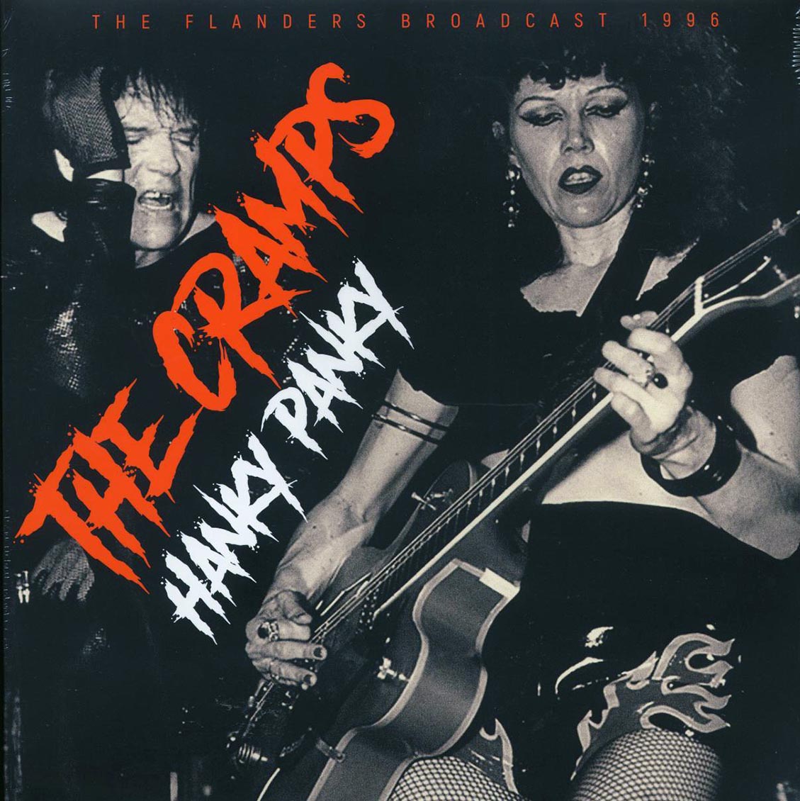 The Cramps - Hanky Panky: The Flanders Broadcast 1996 (ltd. ed.) (2xLP) (red vinyl) vinyl LP front cover