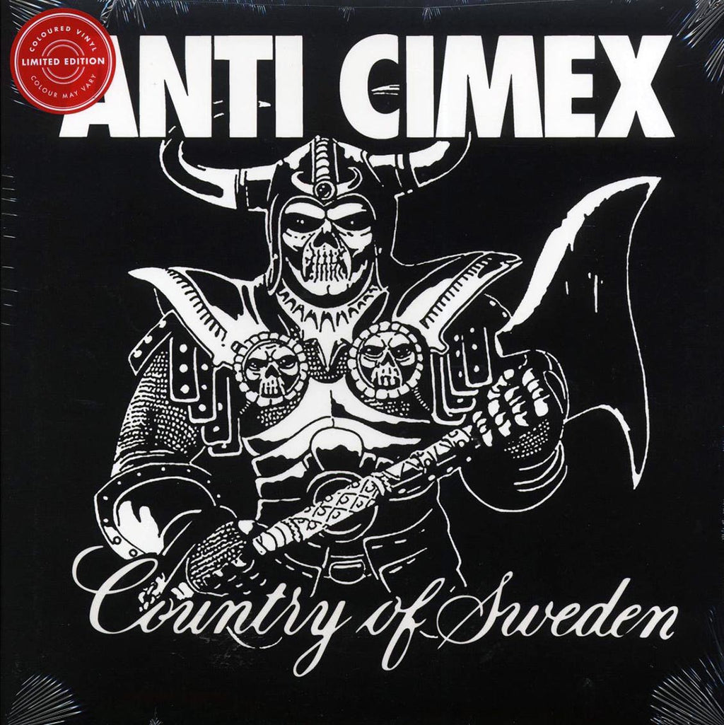 Anti Cimex - Absolut Country Of Sweden (ltd. ed.) (white/red splatter vinyl) vinyl LP front cover