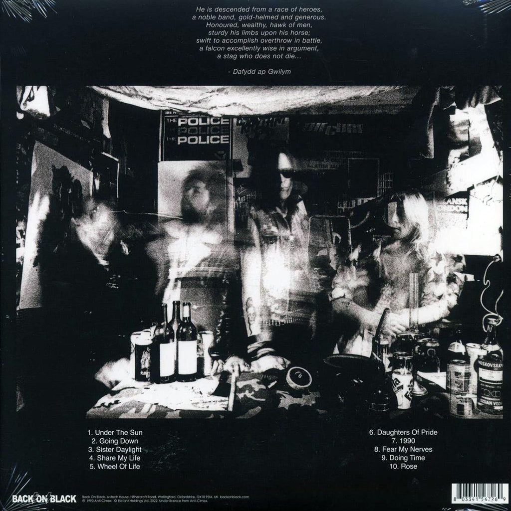 Anti Cimex - Absolut Country Of Sweden (ltd. ed.) (white/red splatter vinyl) vinyl LP back cover