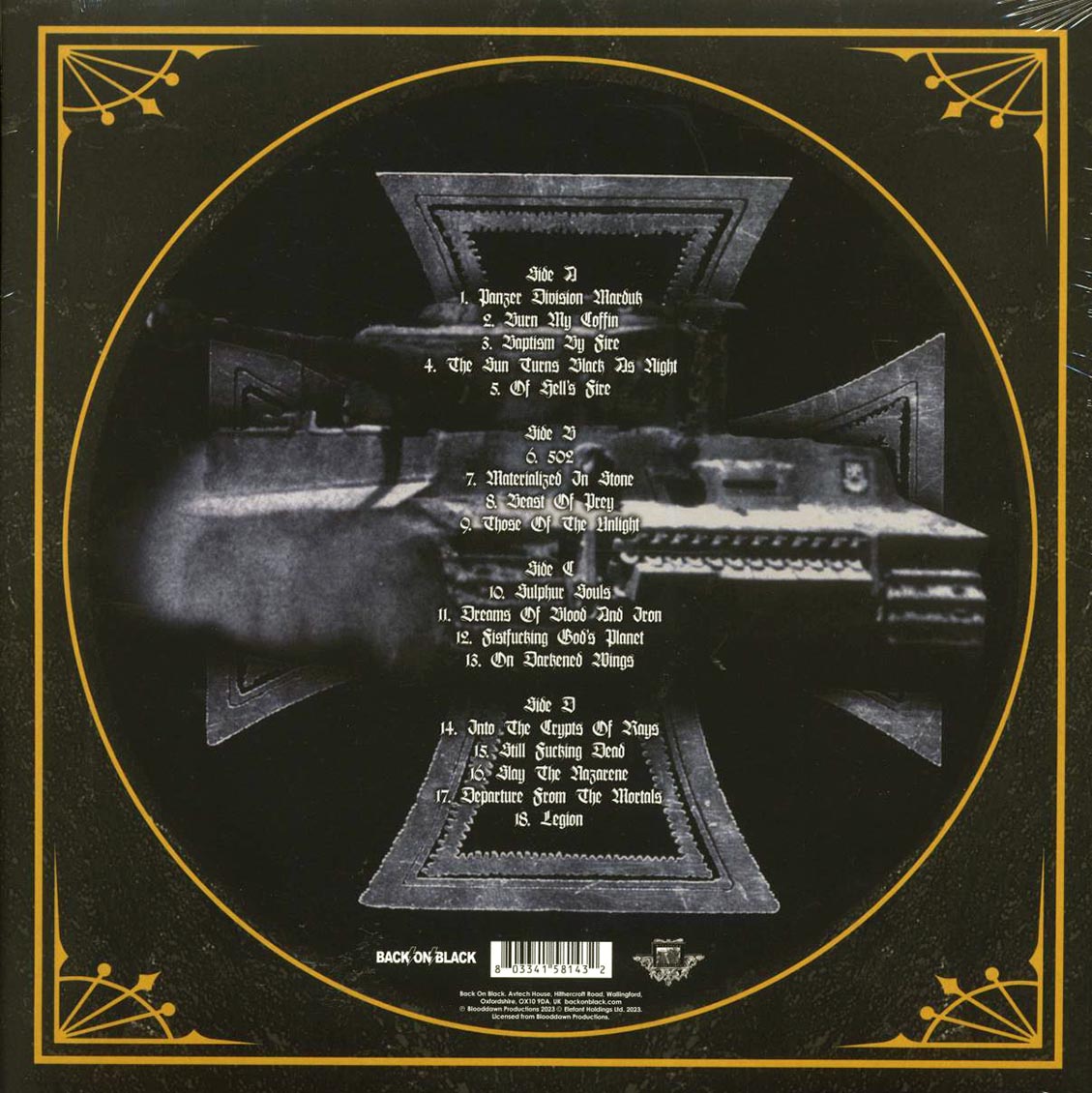 Marduk - Infernal Eternal (ltd. ed.) (2xLP) (red/black splatter vinyl) vinyl LP back cover