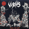 Virus - Pray For War (ltd. ed.) (white/red splatter vinyl) vinyl LP front cover