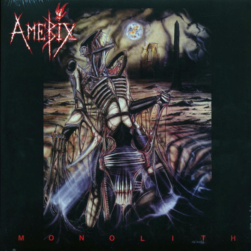 Amebix - Monolith (ltd. ed.) (red vinyl) vinyl LP front cover
