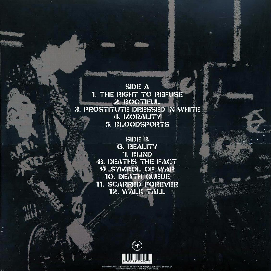 Dirge - Protect Not Disect (ltd. ed.) (white vinyl) vinyl LP back cover
