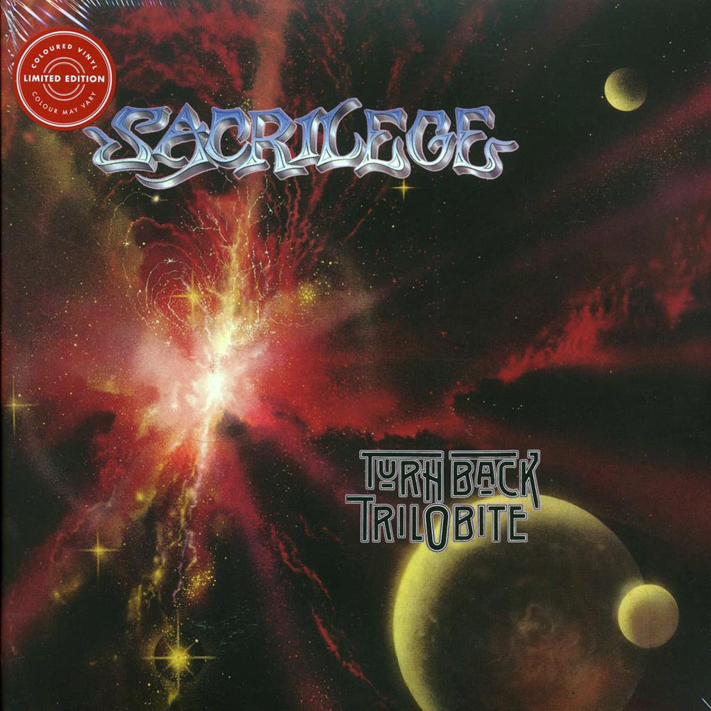 Sacrilege - Turn Back Trilobite (ltd. ed.) (2xLP) (clear/red splatter vinyl) vinyl LP front cover