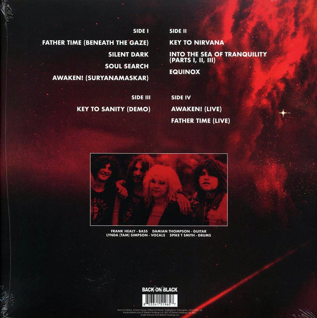 Sacrilege - Turn Back Trilobite (ltd. ed.) (2xLP) (clear/red splatter vinyl) vinyl LP back cover