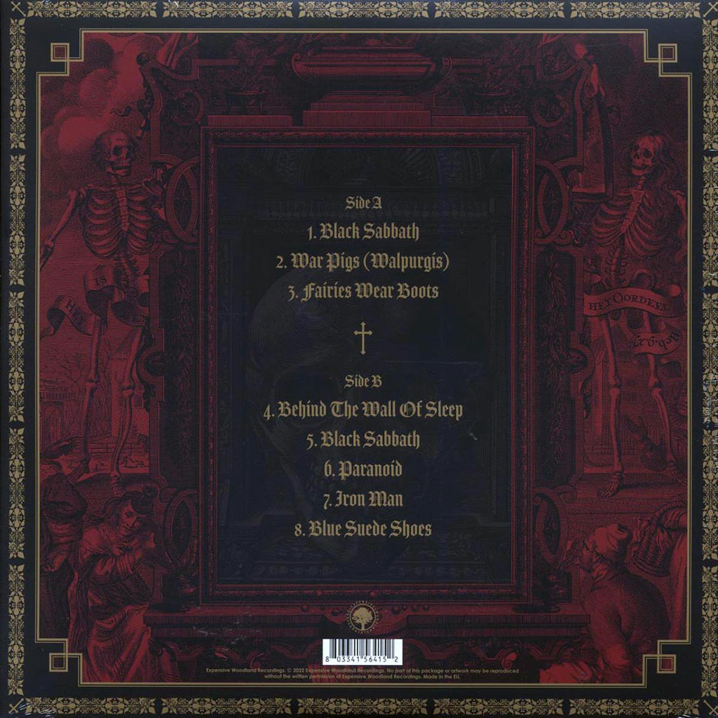 Black Sabbath - On Air 1970: BBC Sunday Show, April 26th 1970 vinyl LP back cover