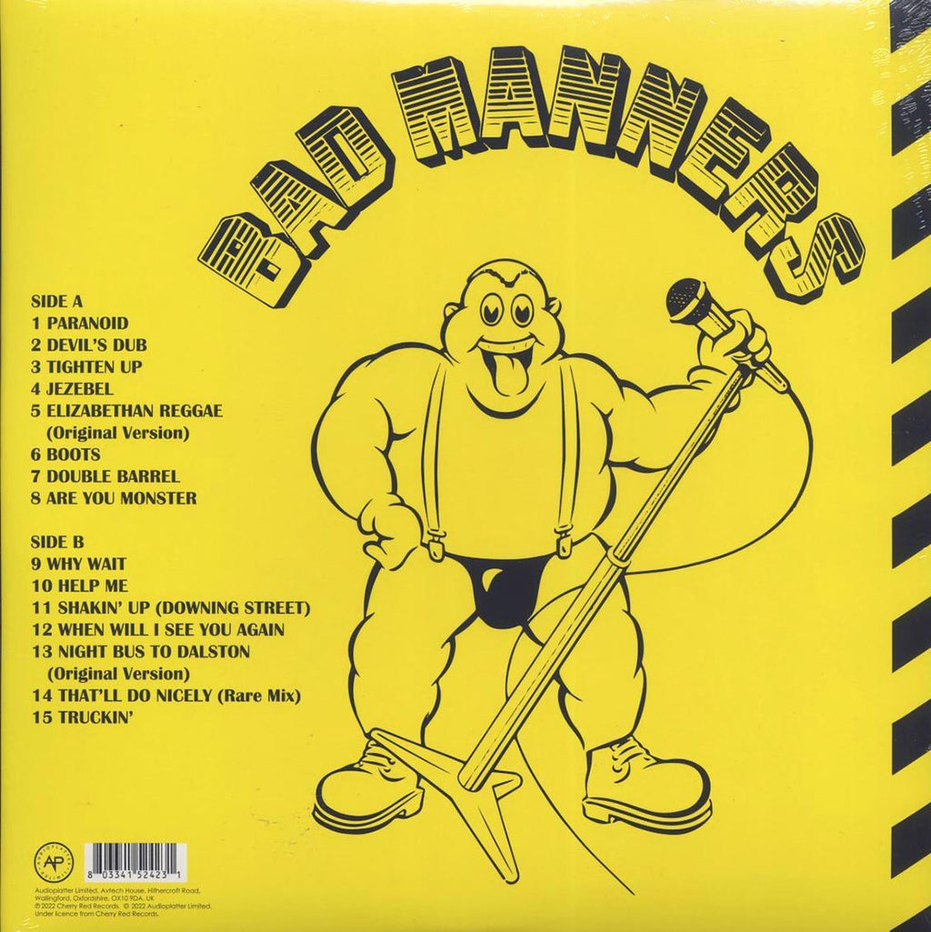 Bad Manners - Rare & Fatty: Unreleased Recordings 1976-1997 (ltd. ed.) (red vinyl) vinyl LP back cover
