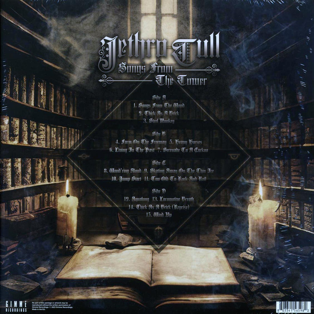 Jethro Tull - Songs From The Tower: Live In Philadelphia 1987 (ltd. ed.) (2xLP) (clear vinyl) vinyl LP back cover