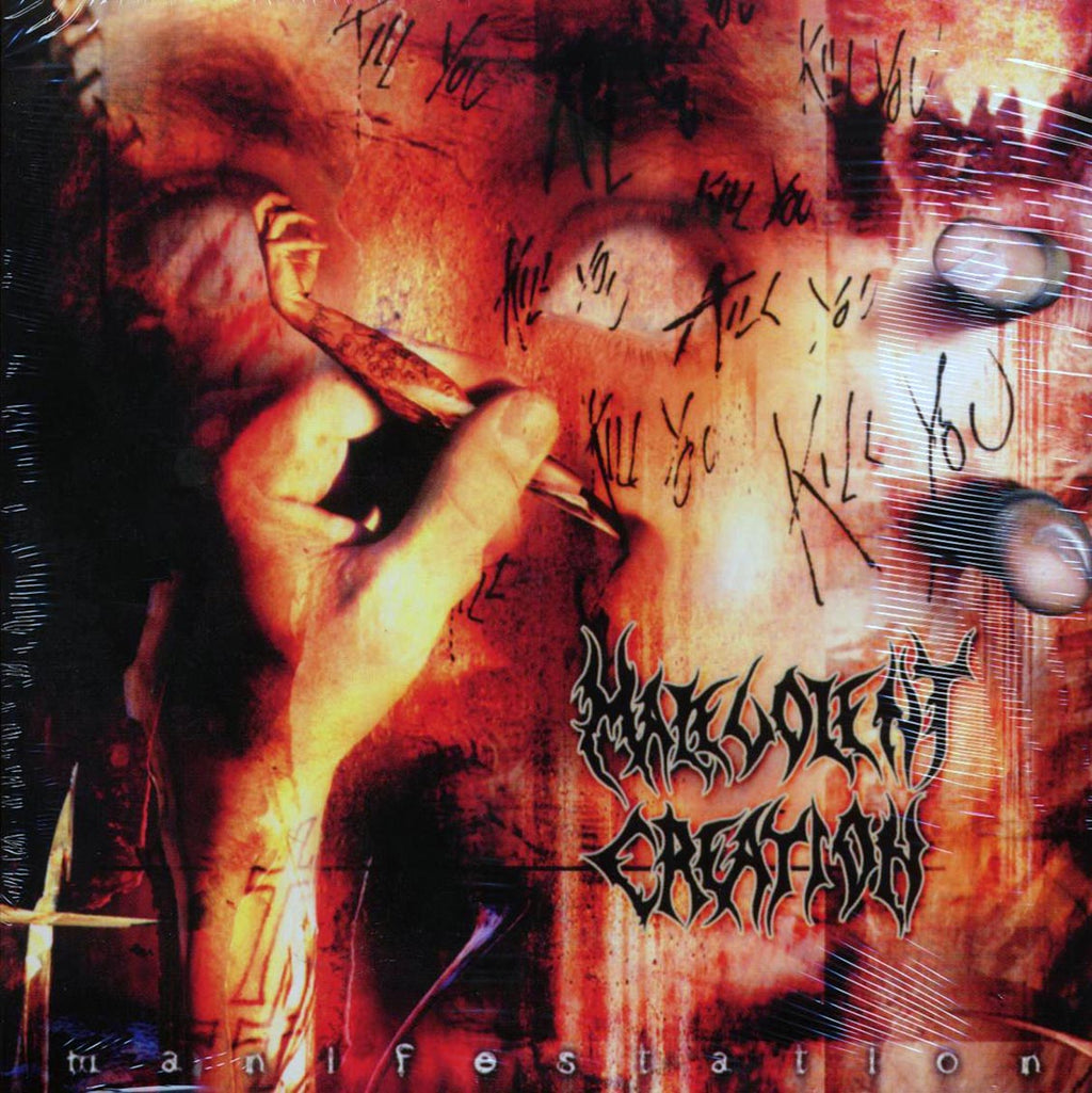 Malevolent Creation - Manifestation (ltd. ed.) (2xLP) (red vinyl) vinyl LP front cover