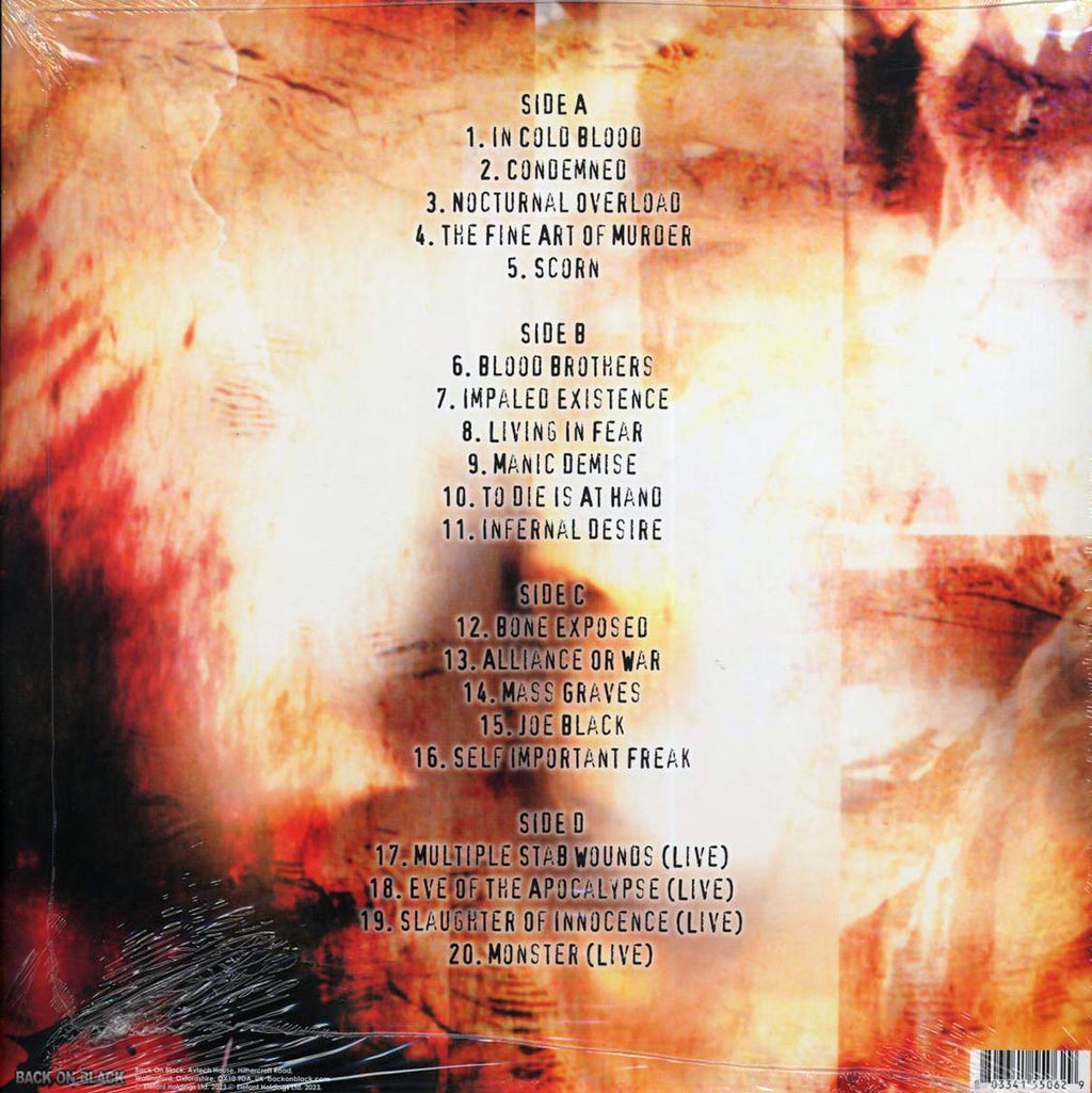 Malevolent Creation - Manifestation (ltd. ed.) (2xLP) (red vinyl) vinyl LP back cover