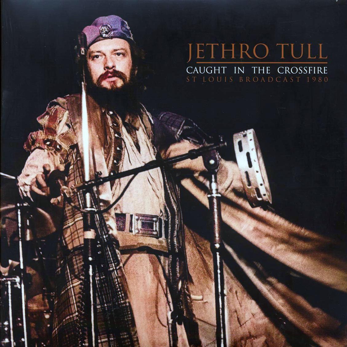 Jethro Tull - Caught In The Crossfire: St. Louis Broadcast 1980 (2xLP) vinyl LP front cover