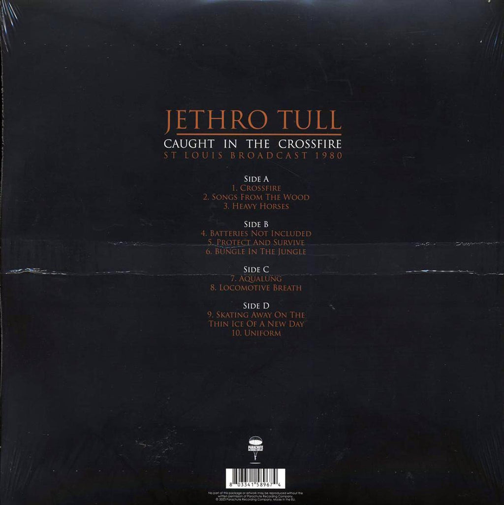 Jethro Tull - Caught In The Crossfire: St. Louis Broadcast 1980 (2xLP) vinyl LP back cover