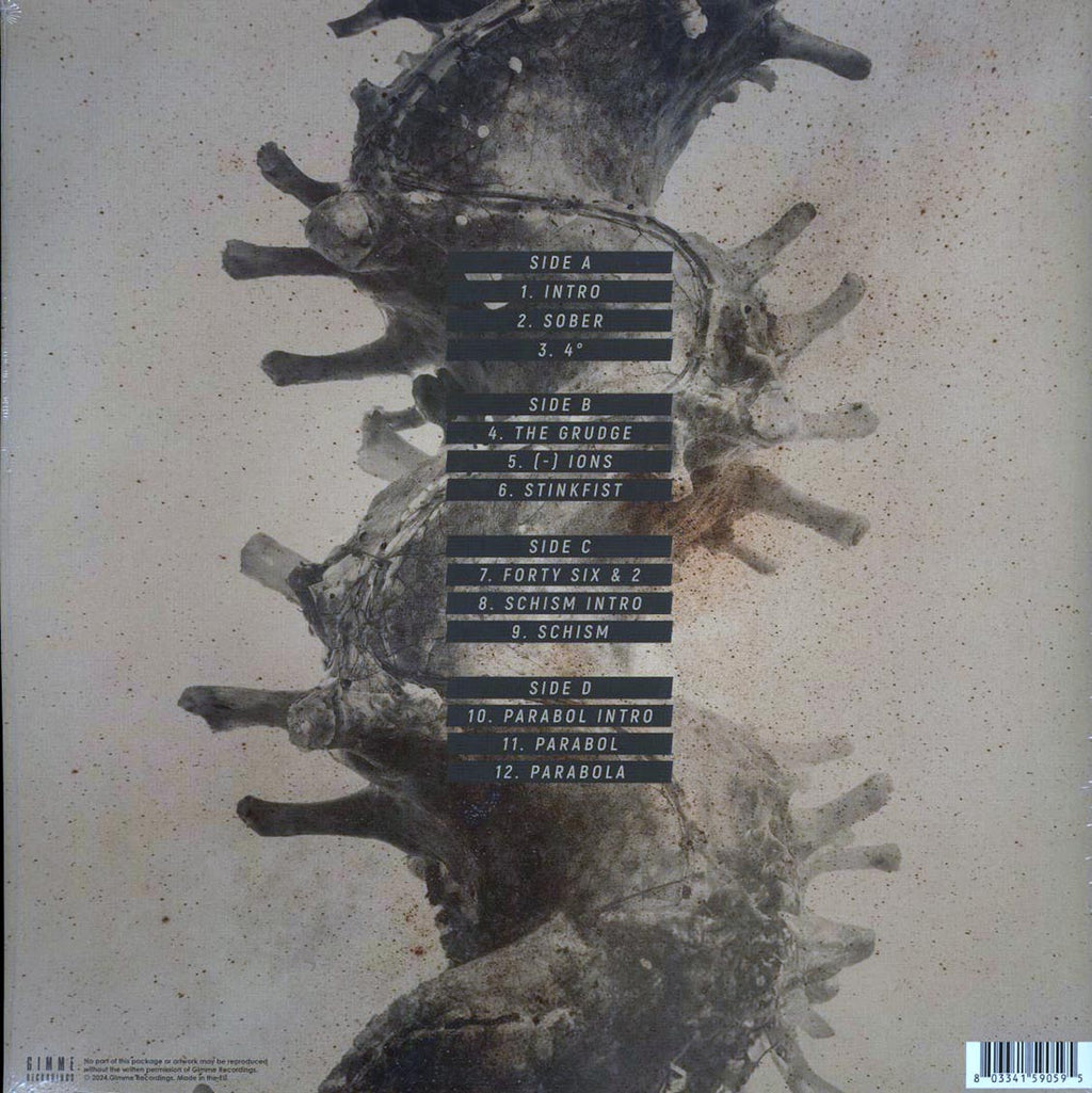 Tool - The Pepsi Challenge Volume 1: The Colorado Broadcast 2002 (ltd. ed.) (2xLP) (red vinyl) vinyl LP back cover