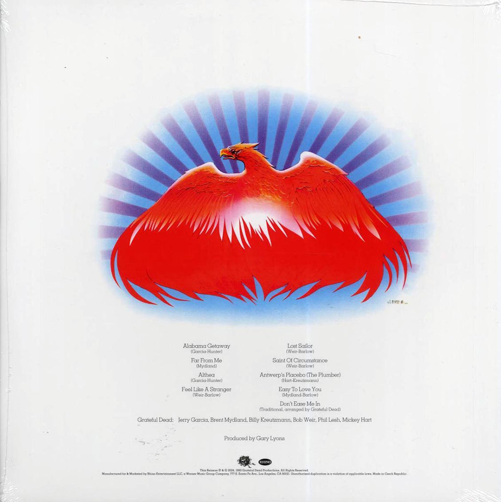 Grateful Dead - Go To Heaven (ltd. ed.) (sea blue vinyl) vinyl LP back cover