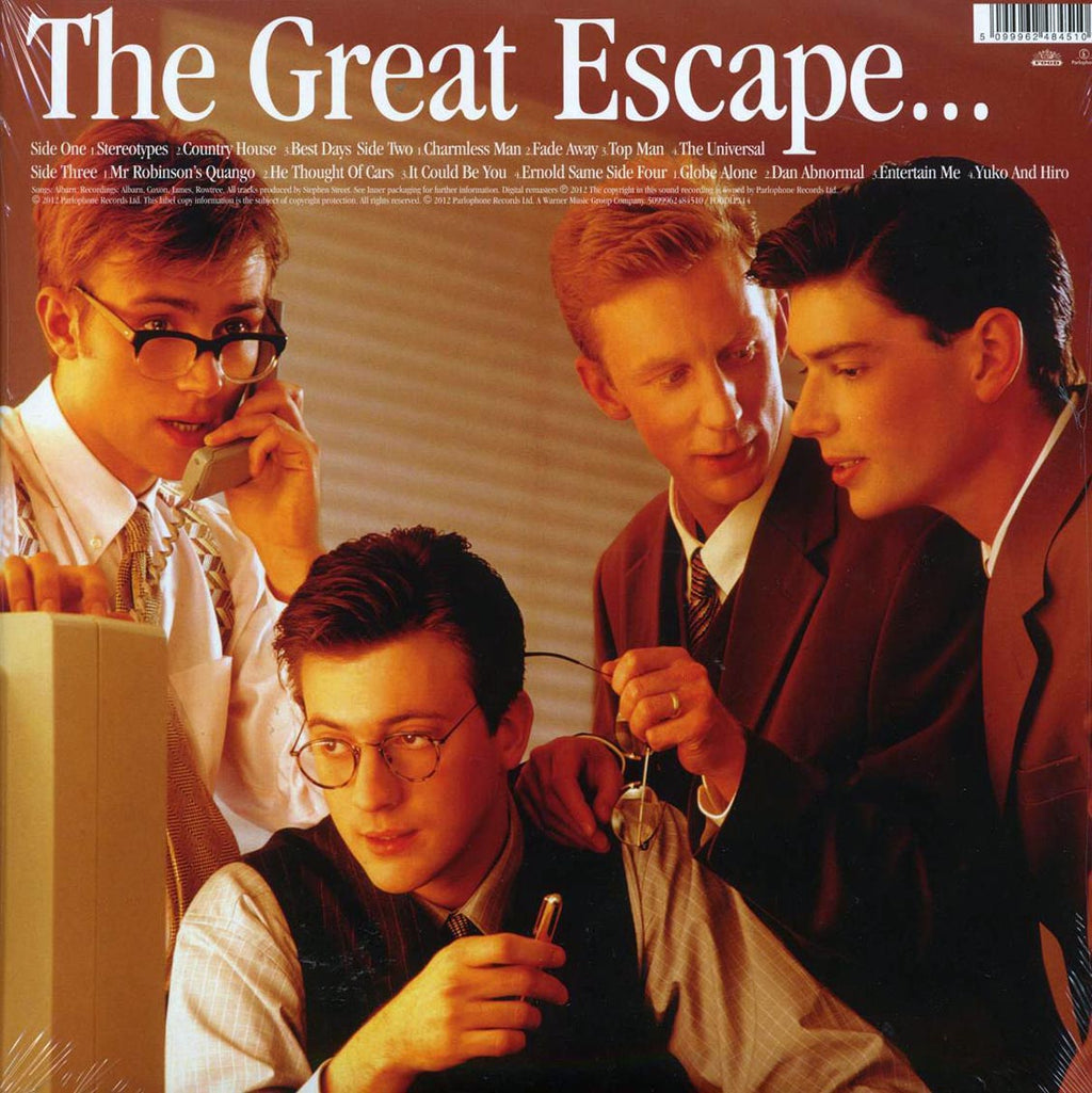 Blur - The Great Escape (2xLP) (remastered) vinyl LP back cover