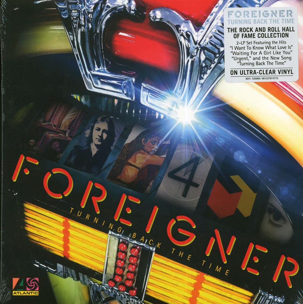 Foreigner - Turning Back The Time (2xLP) (clear vinyl) vinyl LP front cover