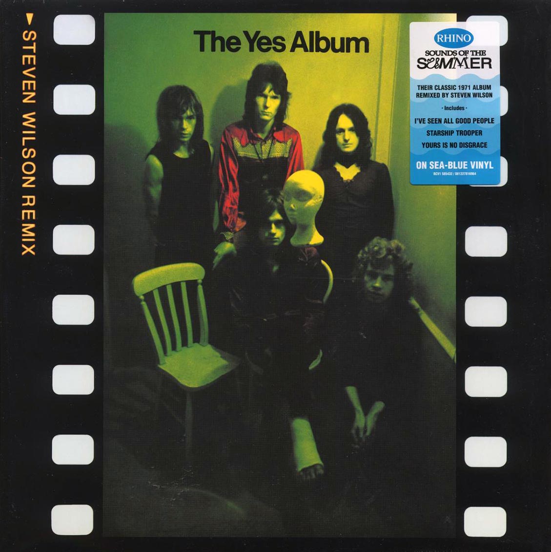 Yes - The Yes Album (ltd. ed.) (sea blue vinyl) vinyl LP front cover