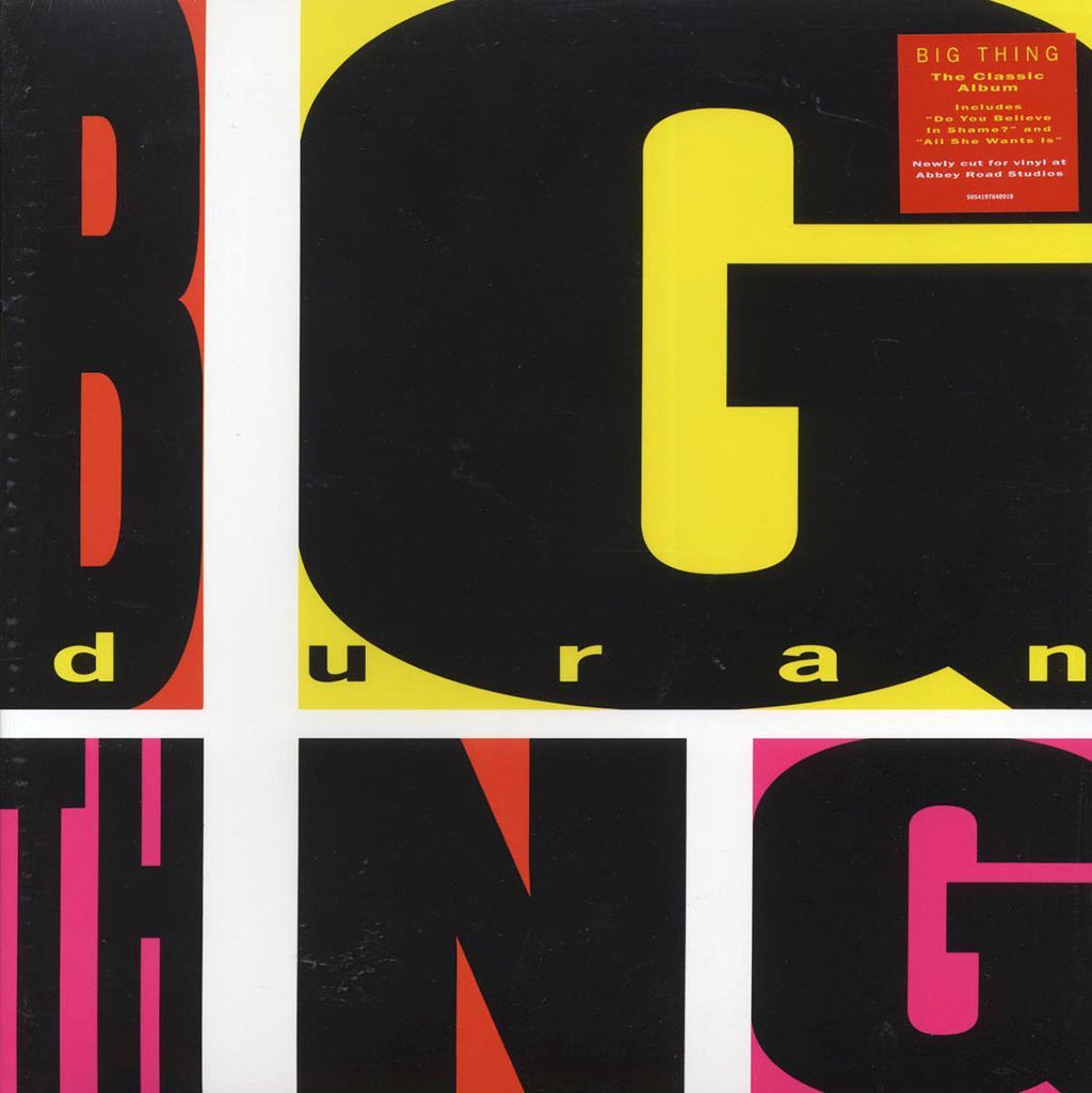 Duran Duran - Big Thing vinyl LP front cover