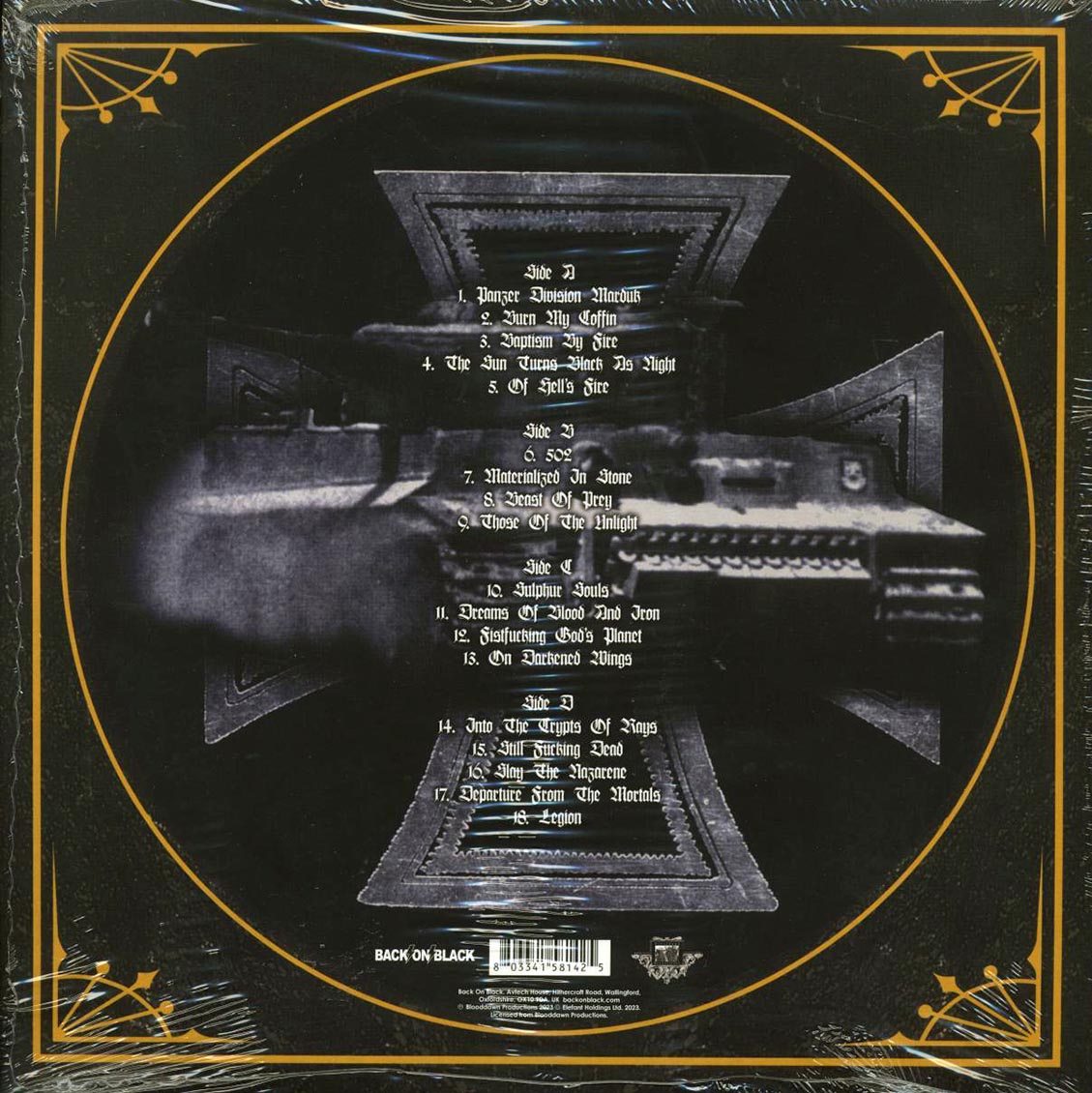 Marduk - Infernal Eternal (2xLP) vinyl LP back cover